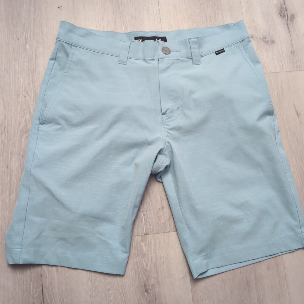 Travis Mathew Switchbacks Hybrid Shorts Mens Size 30 Blue Lightweight Golf